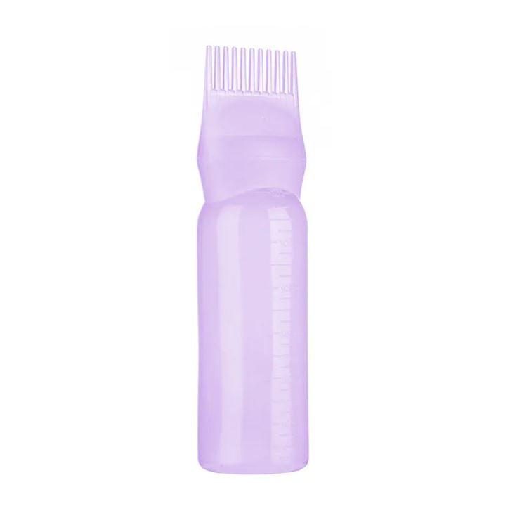 Hair Dye Bottle Comb Tooth Bottle Color Cream Hair Care Pot Shampoo Bottle