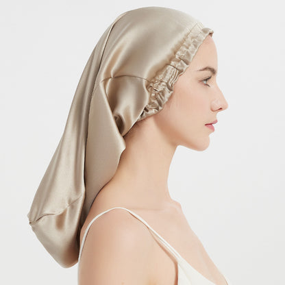 Silk Long Tube Thermal Heat Cap for Hair Care