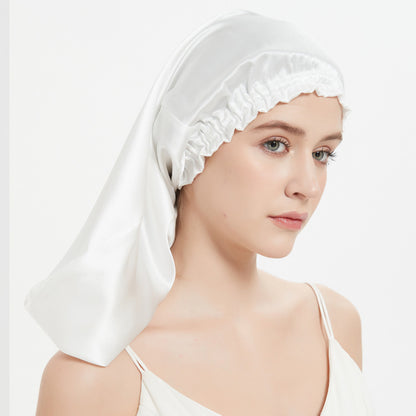 Silk Long Tube Thermal Heat Cap for Hair Care