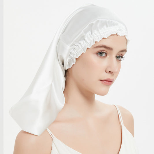 Silk Long Tube Thermal Heat Cap for Hair Care